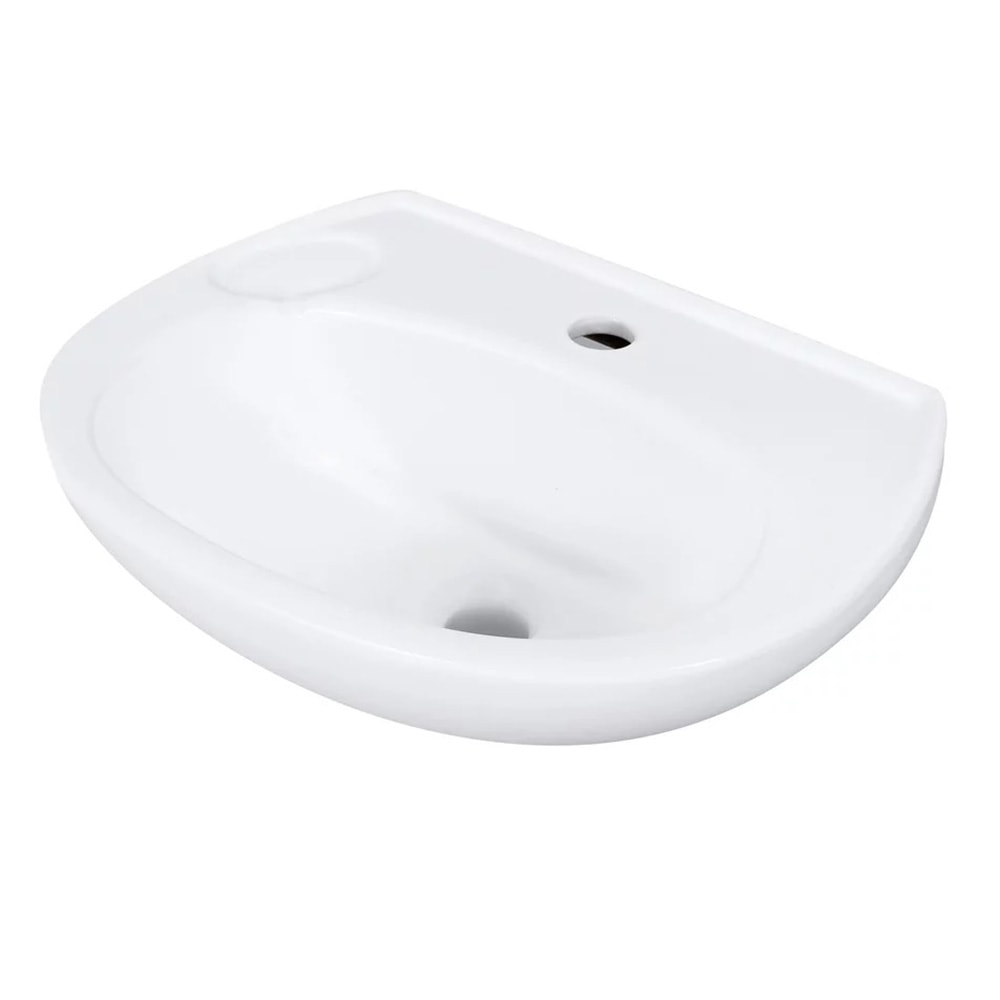 Lavatório de Banheiro Icasa Sabará 46,5 x 35cm Branco - IL3200