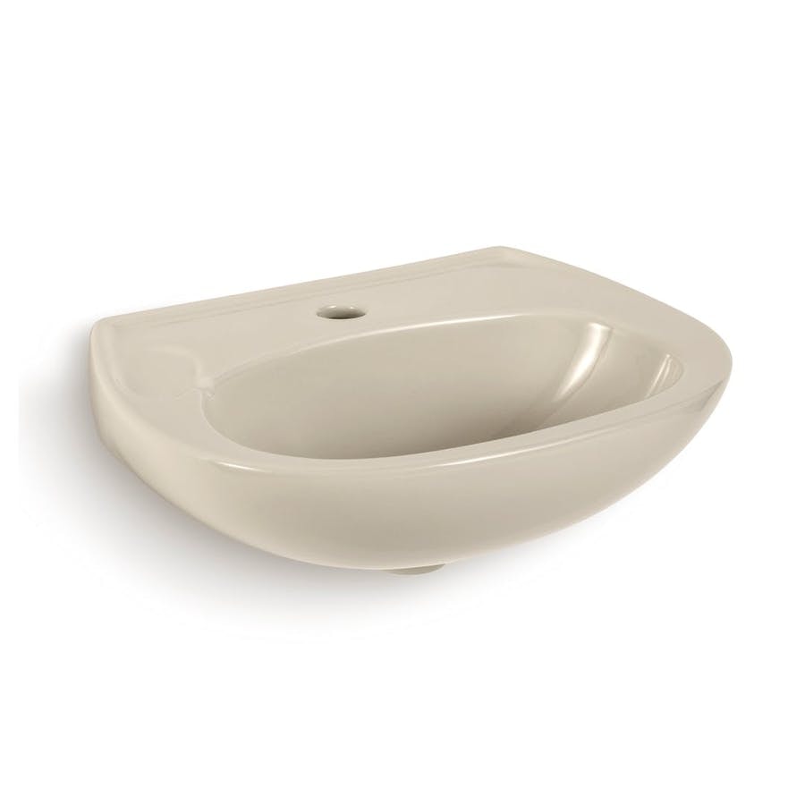 Lavatório de Banheiro Icasa Sabará 46 x 35cm Areia - IL3202