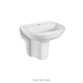 Lavatório de Banheiro Icasa Sabatini 53x44cm Branco - IL500