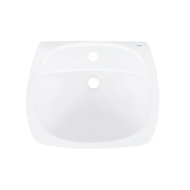 Lavatório de Banheiro Incepa Thema Plus 52 x 42cm  Branco