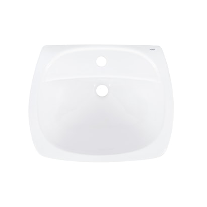 Lavatório de Banheiro Incepa Thema Plus 52 x 42cm  Branco