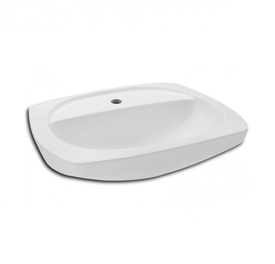 Lavatório de Banheiro Incepa Thema Plus 52 x 42cm Branco