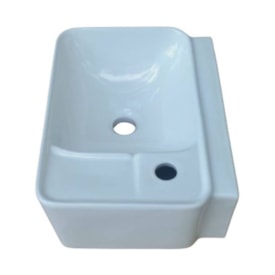 Lavatório de Banheiro Suspenso Icasa Retangular 41x30cm Branco - LVS100