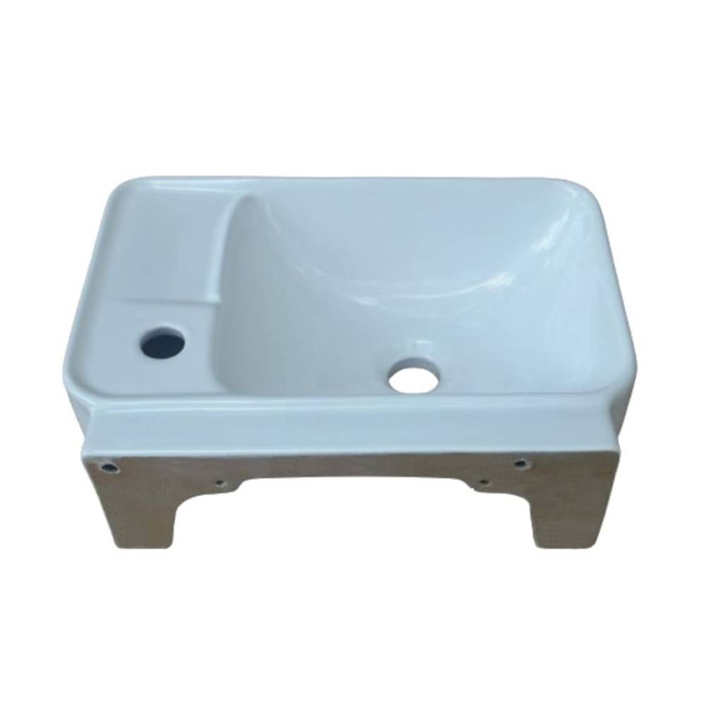 Lavatório de Banheiro Suspenso Icasa Retangular 41x30cm Branco - LVS100