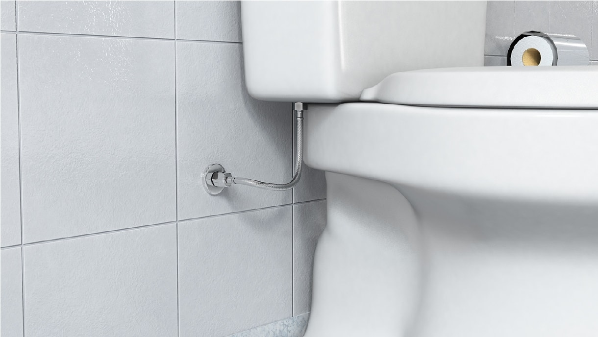 Ligação Flexível Malha de Aço Cromado Censi 30cm - 7546-1