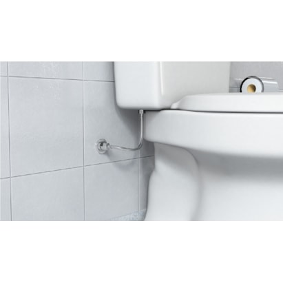 Ligação Flexível Malha de Aço Cromado Censi 30cm - 7546-1