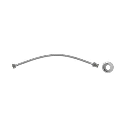 Ligação Flexível Malha de Aço Deca Cromado 50cm - 4607.C.050