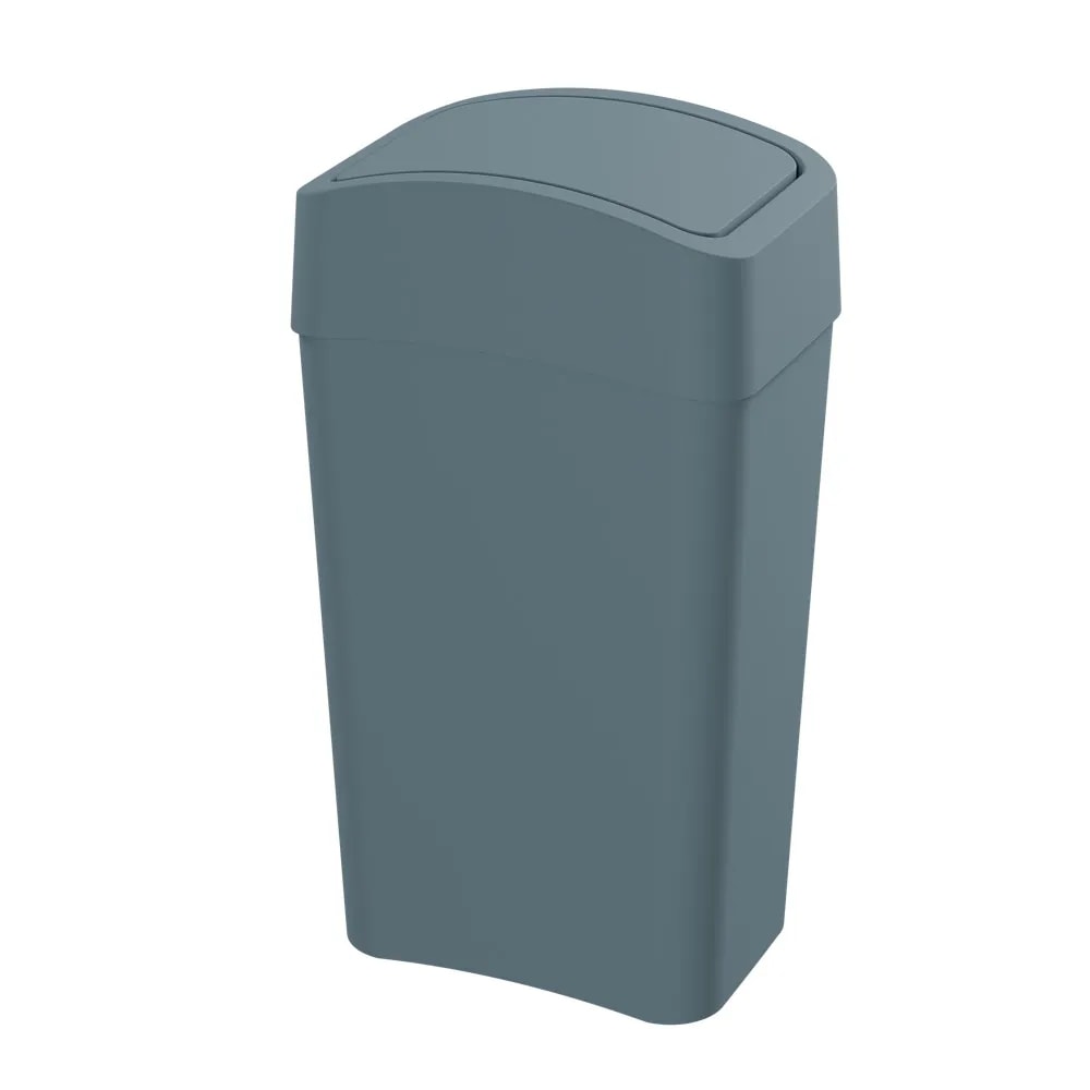 Lixeira Com Tampa Basculante 8L Astra Mediterrâneo Cinza - LTB2MDT