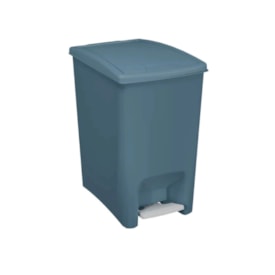 Lixeira de Dupla Abertura Com Pedal Astra 10L Cinza - LPDA10MDT-BR