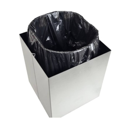 Lixeira Inox Tramontina Luz Scotch Brite 4,5L - 94540028