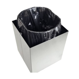 Lixeira Inox Tramontina Luz Scotch Brite 4,5L - 94540028