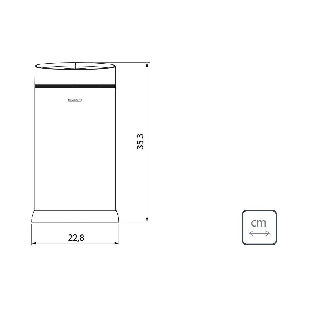 Lixeira Inox Tramontina Smart Sensor 6L - 94543/106