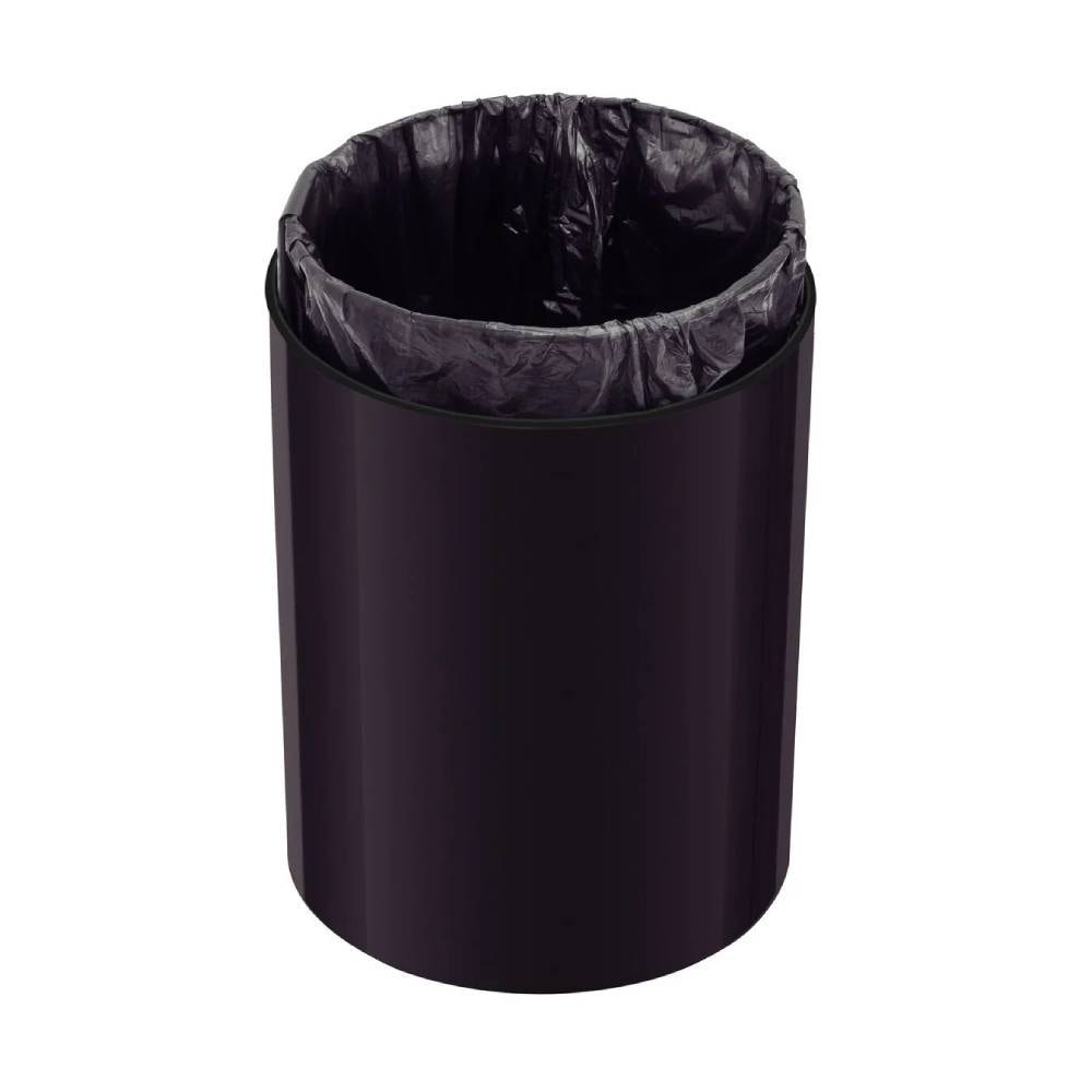 Lixeira Inox Tramontina Útil Scotch Brite Black Matte 5L - 94540084