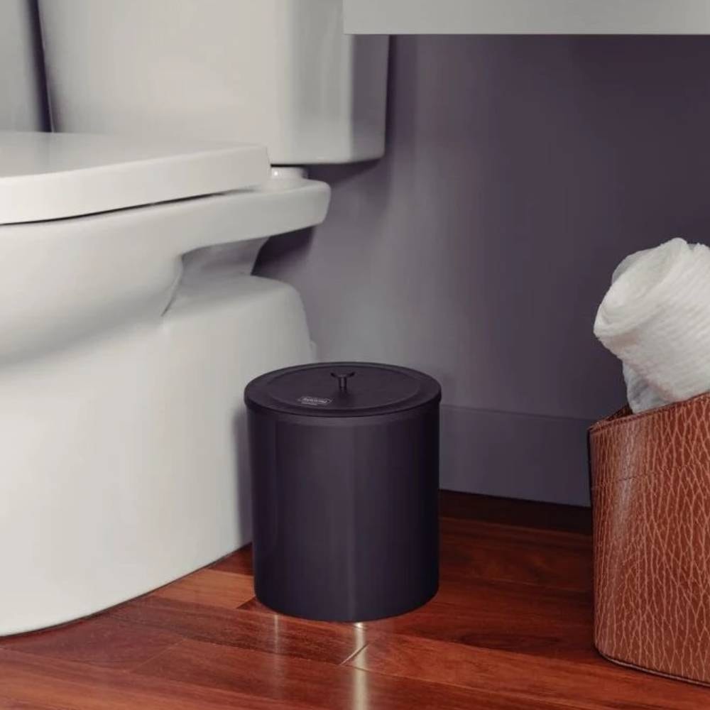 Lixeira Inox Tramontina Útil Scotch Brite Black Matte 5L - 94540084