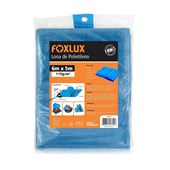 Lona de Polietileno Foxlux Multiuso Impermeável 6M x 5M Azul - 60.18