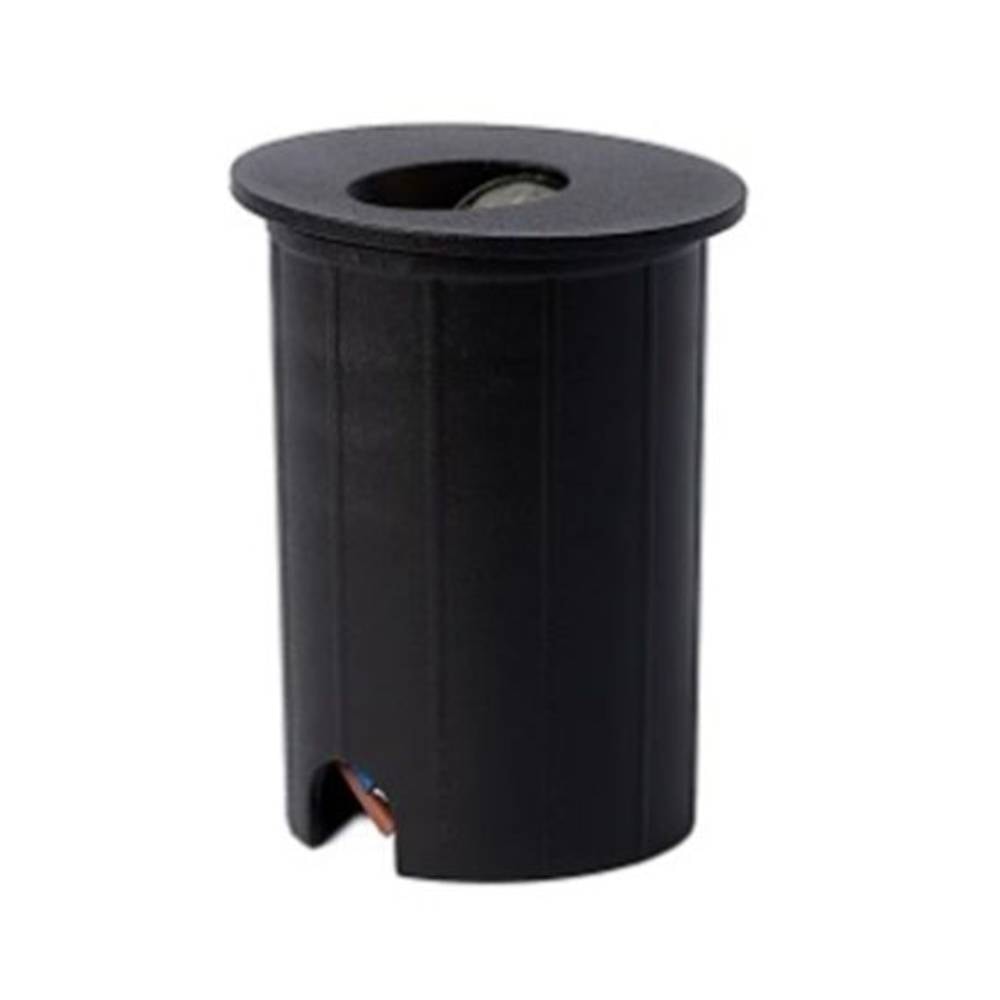 Luminária Balizador de Embutir Nordecor Redonda 2,4W 3000K Preto - 2372