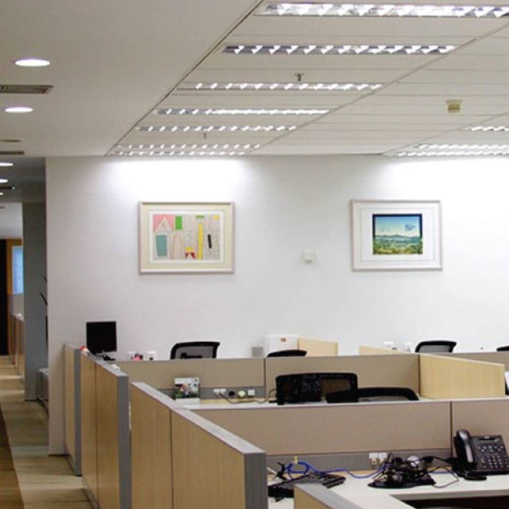 Luminária de Embutir Comercial Aletada Blan A-835 2x16w Branco