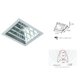 Luminária de Embutir Revoluz Vapor Metálico E40 250/400W - RI-7006