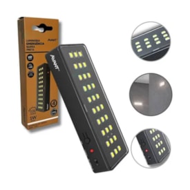 Luminária de Emergência LED Avant 1W 6000K Preto - 354251374