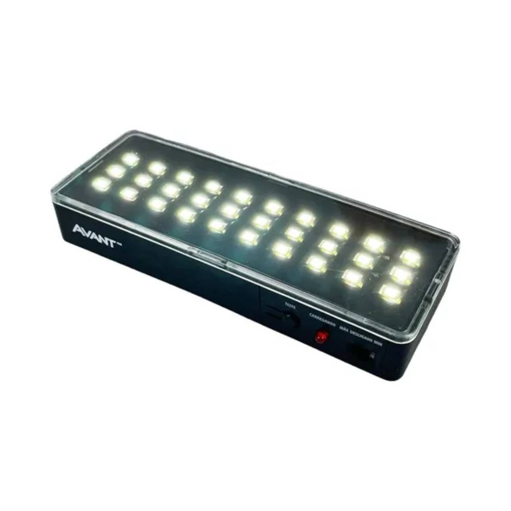 Luminária de Emergência LED Avant 1W 6000K Preto - 354251374