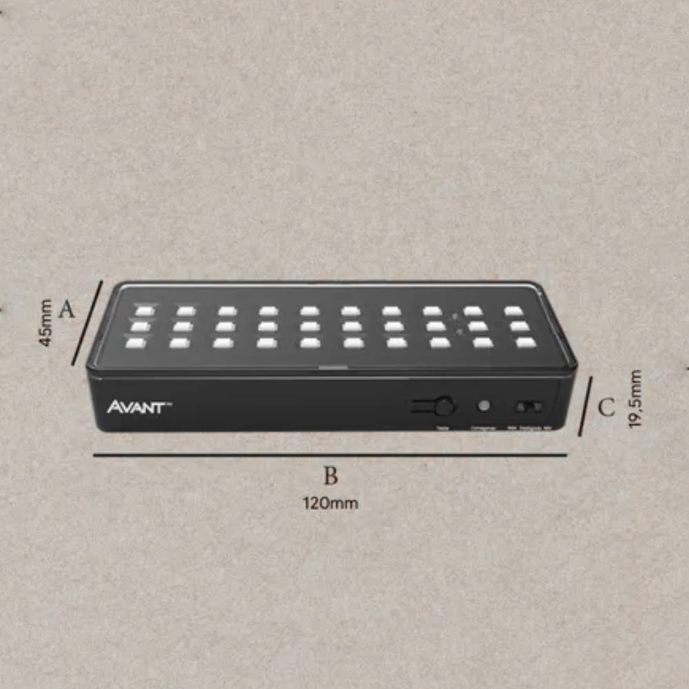 Luminária de Emergência LED Avant 1W 6000K Preto - 354251374