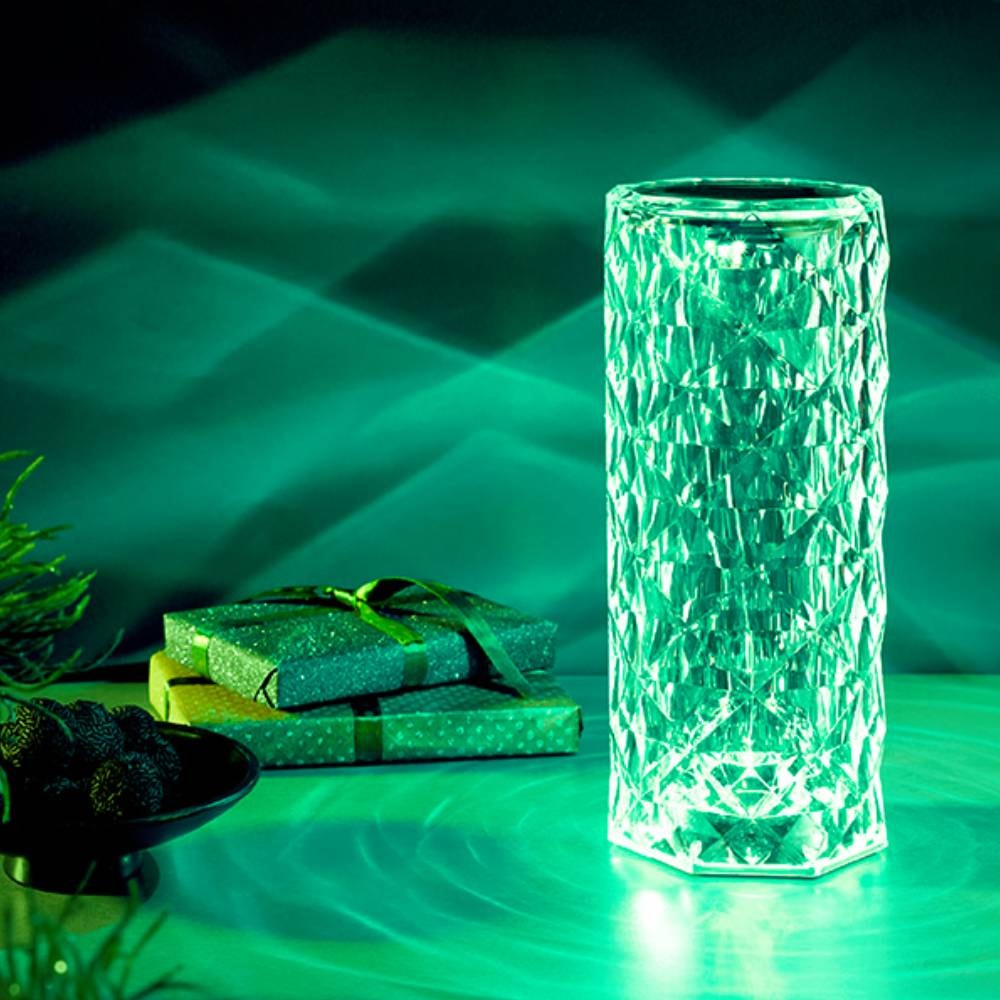 Luminária de Mesa Abajur Taschibra Crystal Color Control - 15020043-03