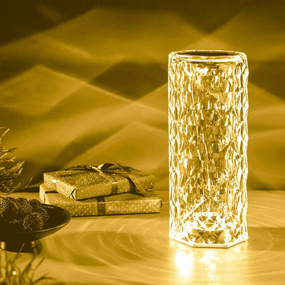 Luminária de Mesa Abajur Taschibra Crystal Color Control - 15020043-03