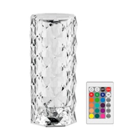 Luminária de Mesa Abajur Taschibra Crystal Color Control - 15020043-03