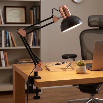 Luminária de Mesa GMH Desk Deluxe Preto