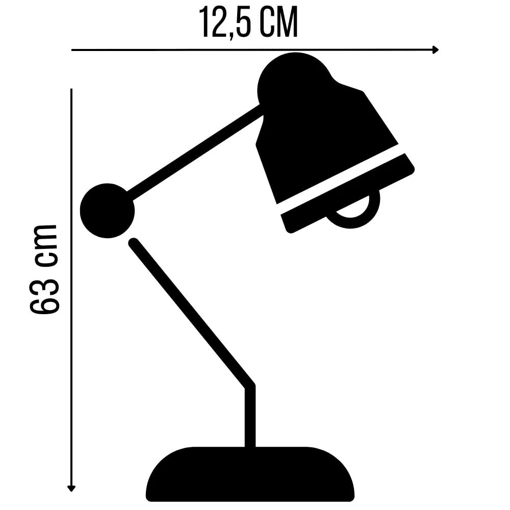 Luminária de Mesa GMH Desk Deluxe Preto