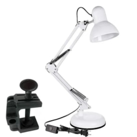 Luminária de Mesa GMH Desk E27 Branca