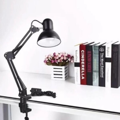 Luminária de Mesa GMH Desk E27 Preta