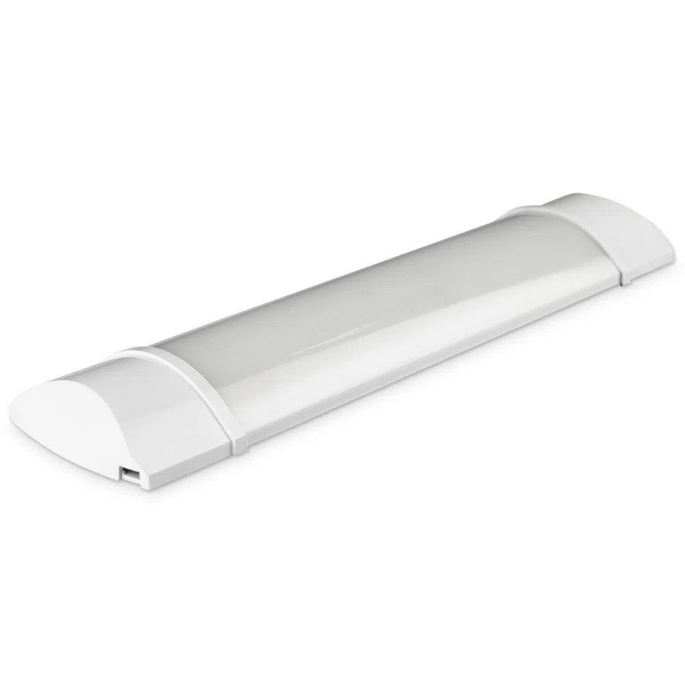 Luminária de Teto LED Bronzearte Linea 30cm 10W 3000K Bivolt Branca - LLD10WC3V2
