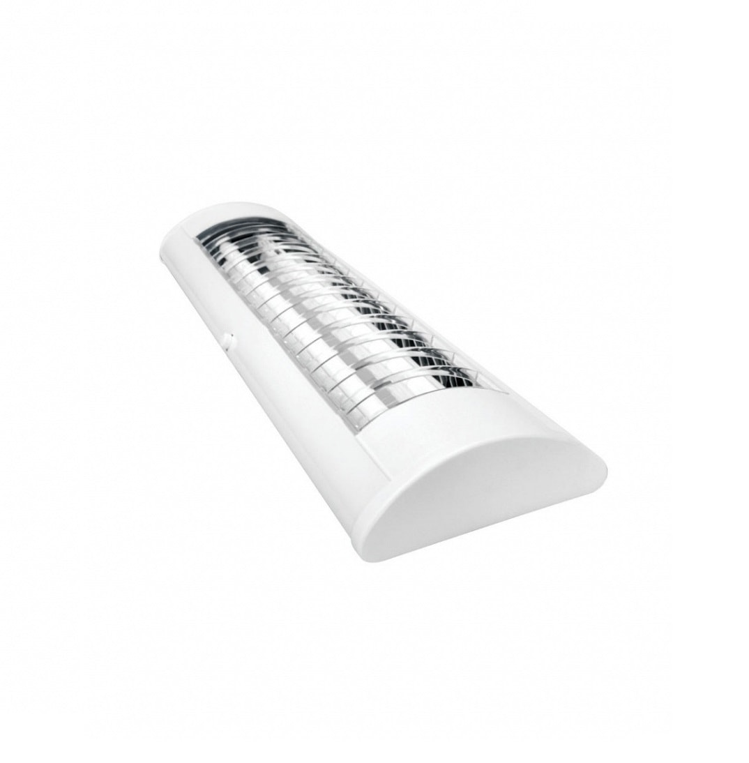 Luminária de Teto LED Taschibra Brilhare 2X14 T5 Bivolt Branca