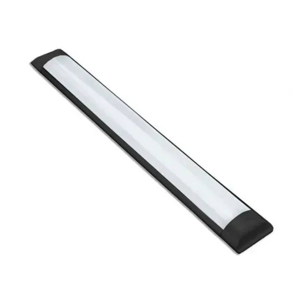 Luminária de Teto Sobrepor Calha Slim 36W 3000K Preto - 946190579