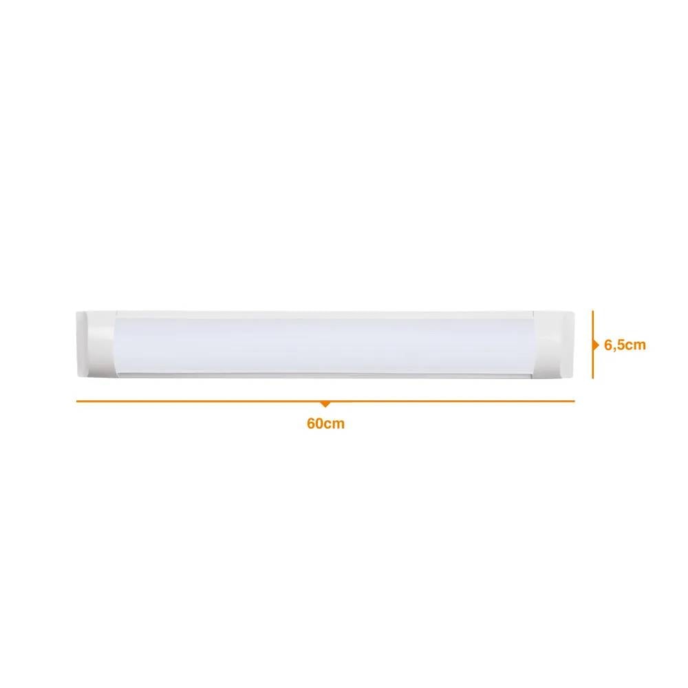 Luminária de Teto Sobrepor LLUMM Linea Slim 18W 6000K Bivolt Branco - LLDUS18W6KBC