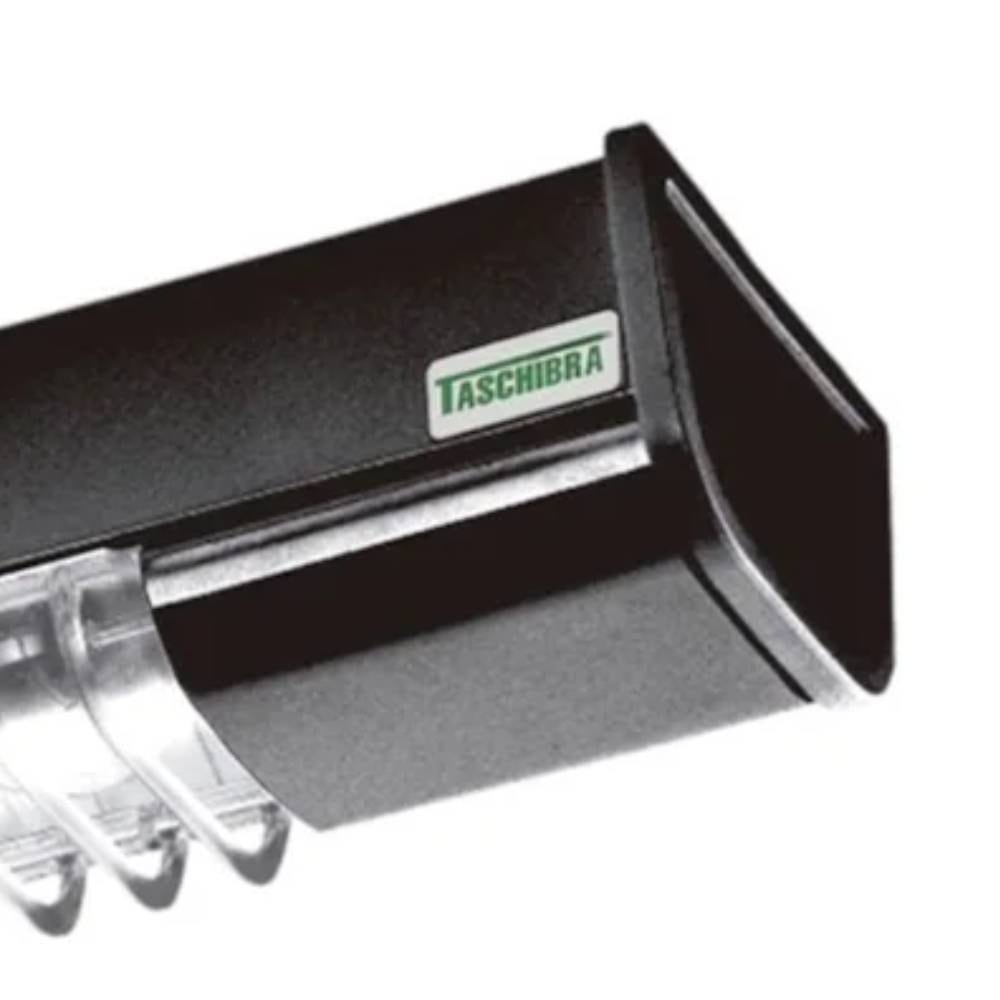 Luminária de Teto Sobrepor Taschibra Compacta E27 Preto - 02050001-02