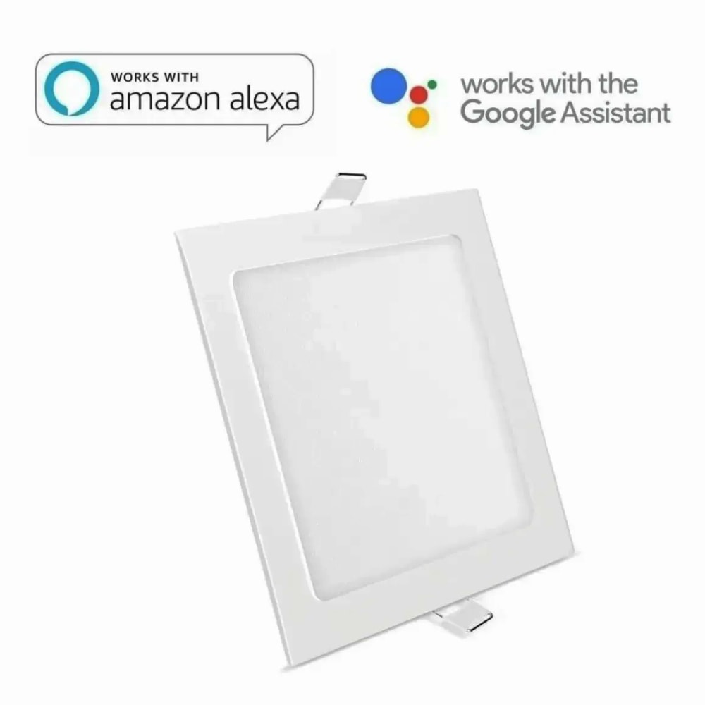 Luminária Embutir Elgin Inteligente Quadrada 18W 3000K - 6000K - 48D18WERWIFI