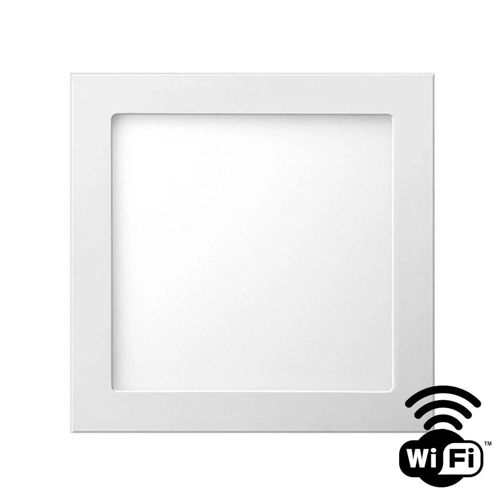 Luminária Embutir Elgin Inteligente Quadrada 18W 3000K - 6000K - 48D18WERWIFI