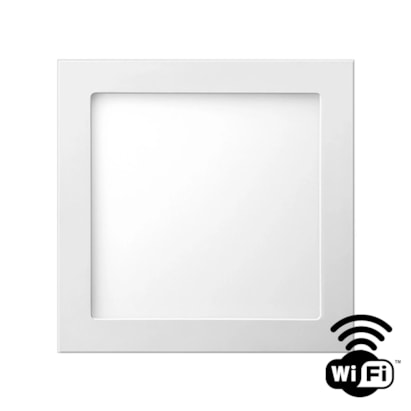 Luminária Embutir Elgin Inteligente Quadrada 18W 3000K - 6000K - 48D18WERWIFI