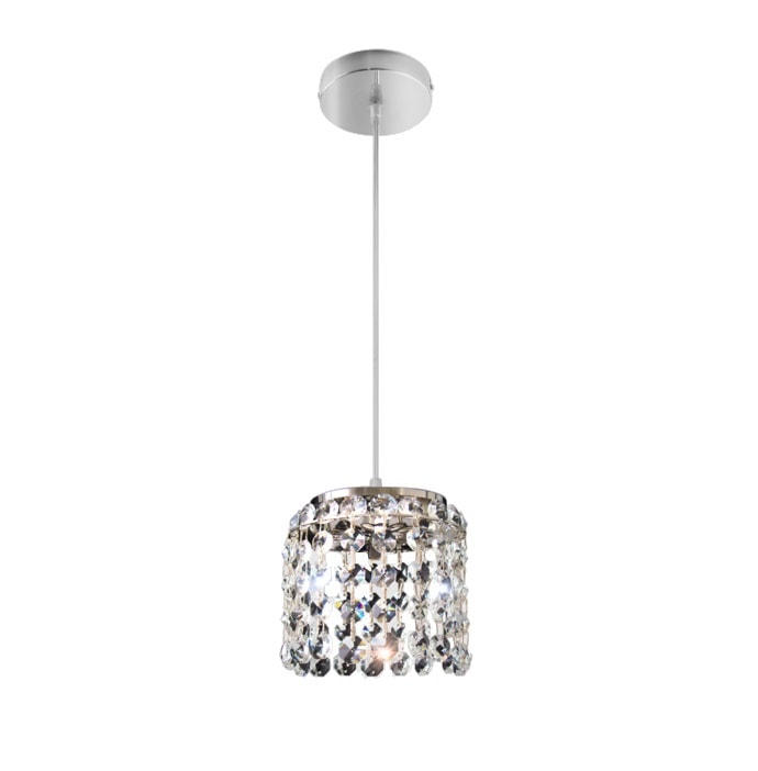 Luminária Pendente Bronzearte Milano Cristal - GPMI001101PDV2