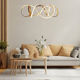 Luminária Pendente Bronzearte Space Countour Plus - SPC50W3K600D