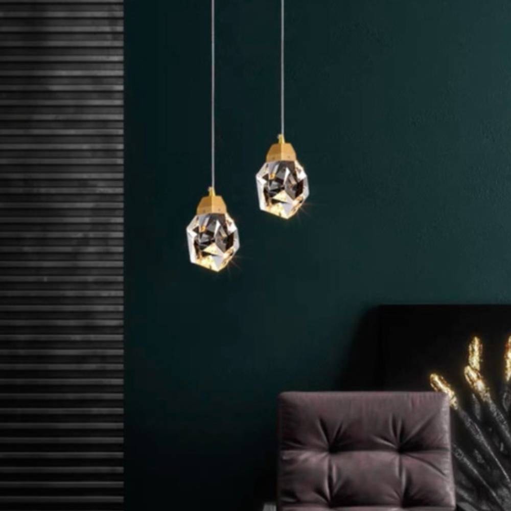 Luminária Pendente Cinderella com Cabo 2 metros 5W 3000K Dourado - CD2020102/1PEQ