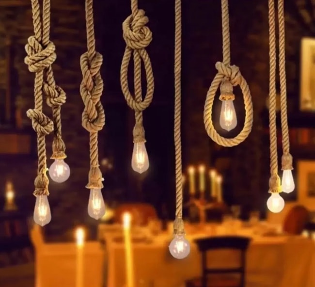 Luminária Pendente CTB Corda BP-C1 E27 - 19353