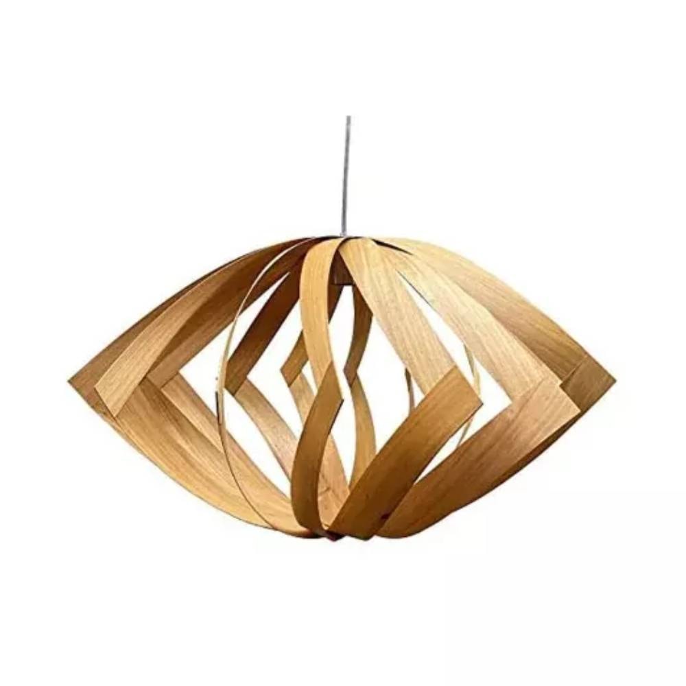 Luminária Pendente Fox 37x65cm Imbuia - 890