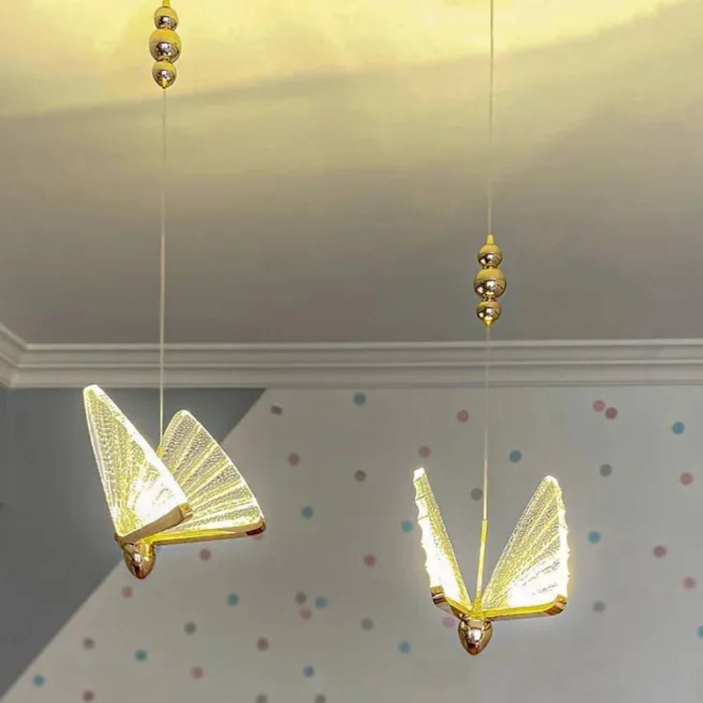 Luminária Pendente GMH Wing 5W 3000K Gold - P-WING-GOLD