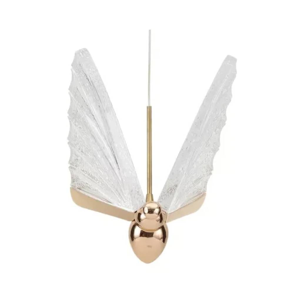 Luminária Pendente GMH Wing 5W 3000K Gold - P-WING-GOLD