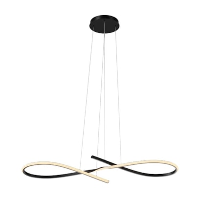 Luminária Pendente Hevvy Horizon 1443 Preto - PZ-0084BK