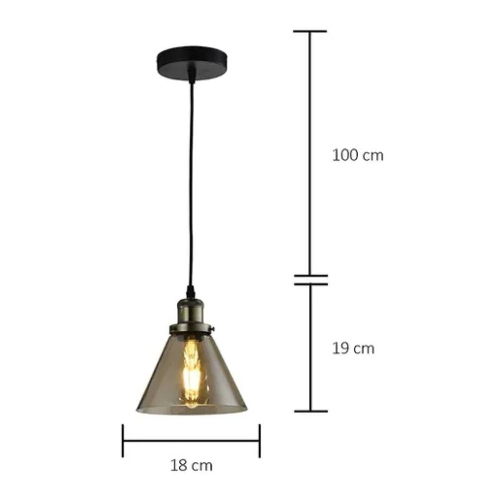 Luminária Pendente Hevvy Maine E27 - SL-5697 H1