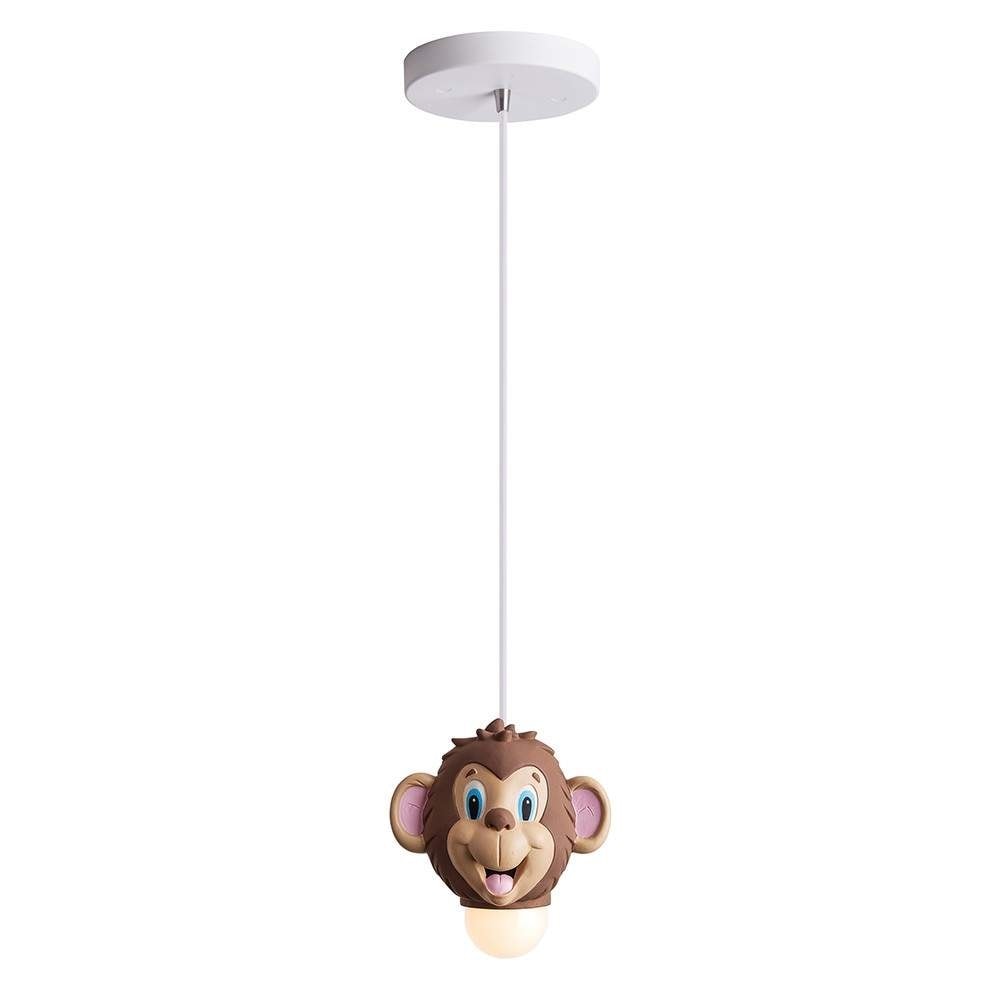 Luminária Pendente Infantil Startec Macaco Selva 1L - 142200003